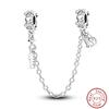 Vendi Charms a Catena con Animali, Piante, Viaggio, Design di Moda, Perline in Argento 925, 3mm, Fai da Te, Creazione di Gioielli Fini
