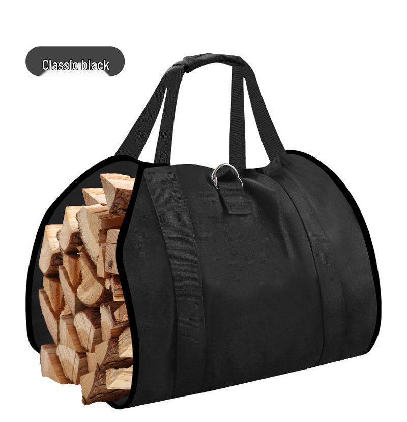 Portable Durable Firewood Storage and Transport Bag