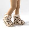 Women's Mid-Calf Snow Boots with Raccoon and Fox Fur