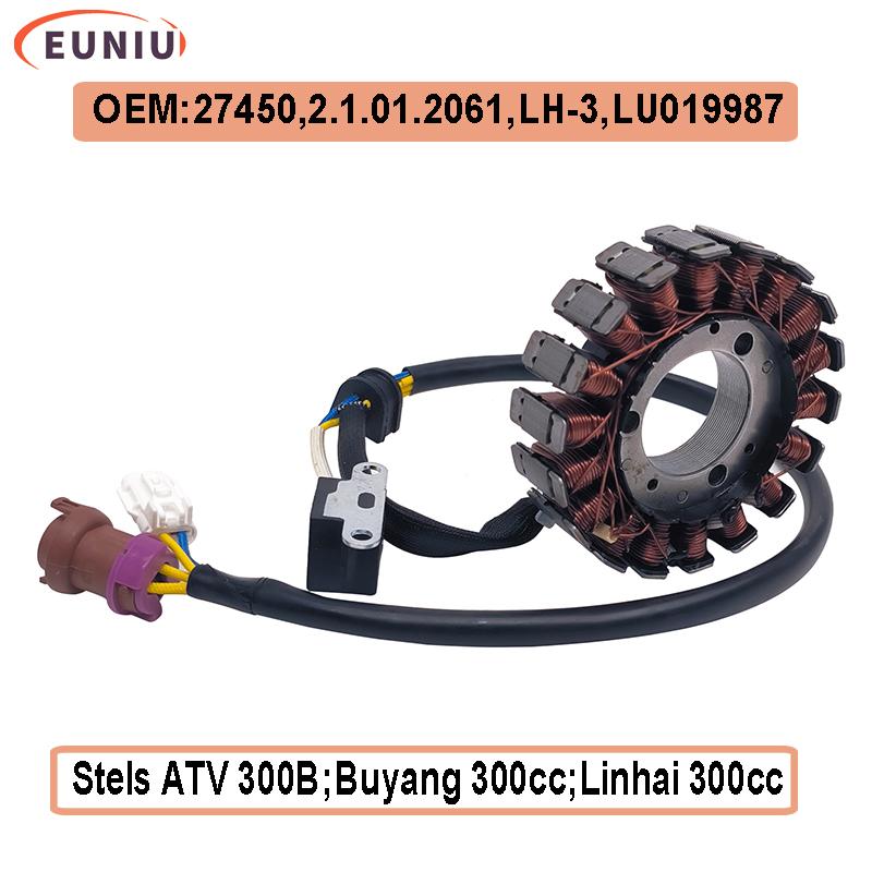 Magnetic motor magneto stator suit for LINHAI 400cc Quad 4x4 ATV UTV QUAD GO KART 27450