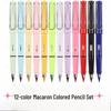 Erasable Posture Correcting Eternal Pencil - 12 Colors, No Sharpening Needed, Durable Lead, Perfect for Kids' Drawing.