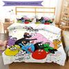 3pcs Barbapapa Bedding Set Duvet Cover Closure Includes 1 Duvet Cover & 2 Pillowcases, Soft and Comfortable for All Seasons.