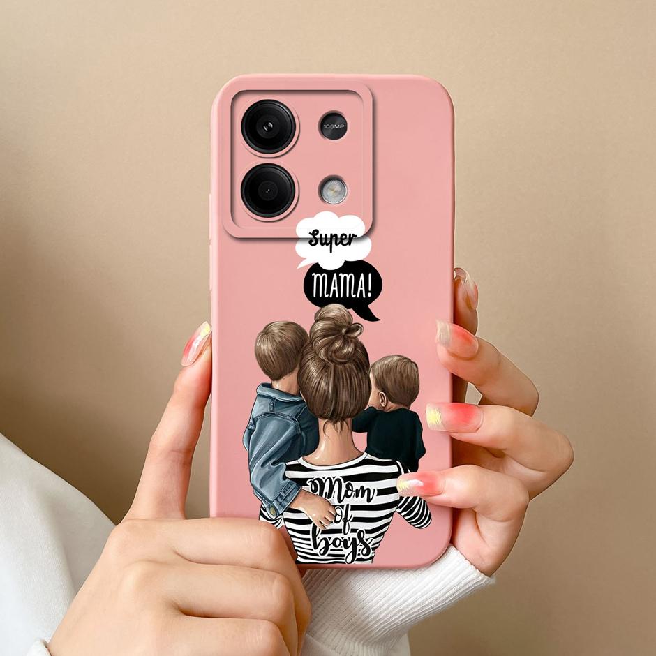 For Xiaomi Redmi Note 13 Pro Plus 5G Case Sweet Girls Cartoons Matte Silicone Coque For Redmi Note13 Pro+ 5G New Design Funda