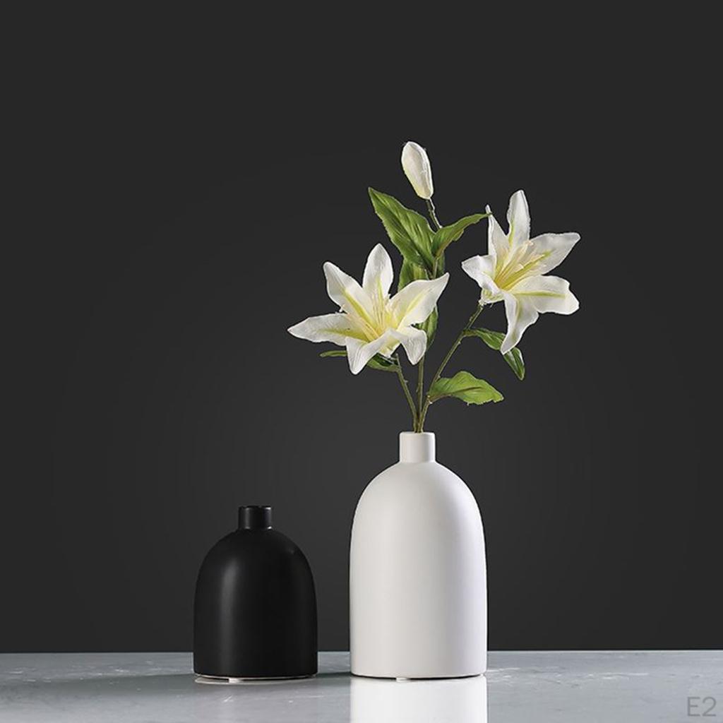 Ceramic Flower Vase Decorative Table Top Centerpieces - , As Described
