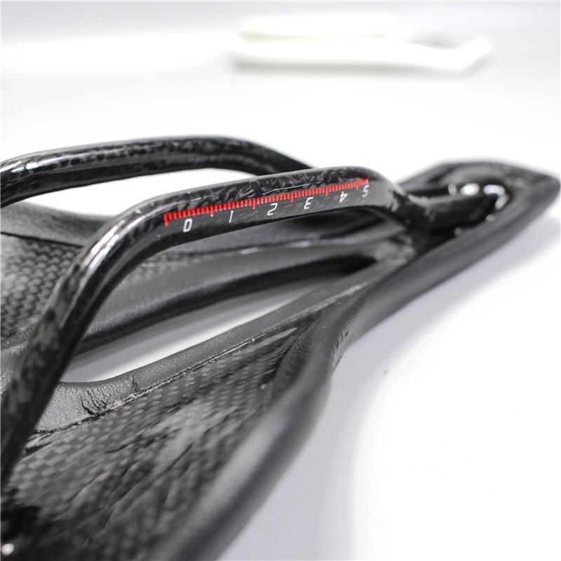 Carbon Fiber Bicycle Saddle With Synthetic Leather Cover Mountain Road Bikes