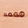 Red Agate Bagua Pattern Peace & Happiness Carved Beads for DIY Bracelet/Necklace