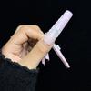 Long Style 3D Embossed Bow Nail Tips Handmade Press-On Nails Women Floral Butterfly Design