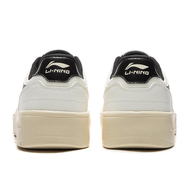 Li-Ning Yuanbao Low Top Men Skate Shoes White Black AGCW081-3