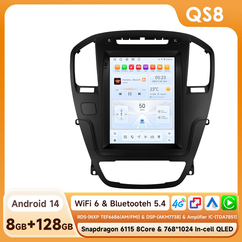 Hizpo 9.7 Inch Android Carplay Auto Car Radio 2Din For Opel Insignia Buick Regal 2009-2013 Multimedia Player Stereo Head Unit 2Din Stereo Autoradio N
