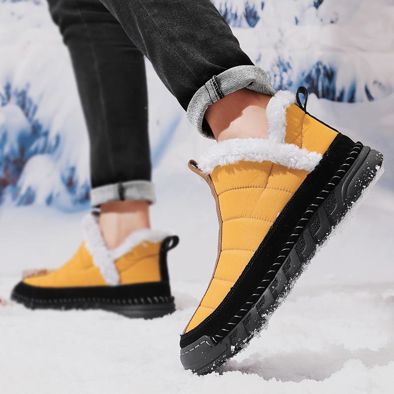 Super Warm Winter Cotton Shoes Casual Ankle Boots For Men Snow Boots