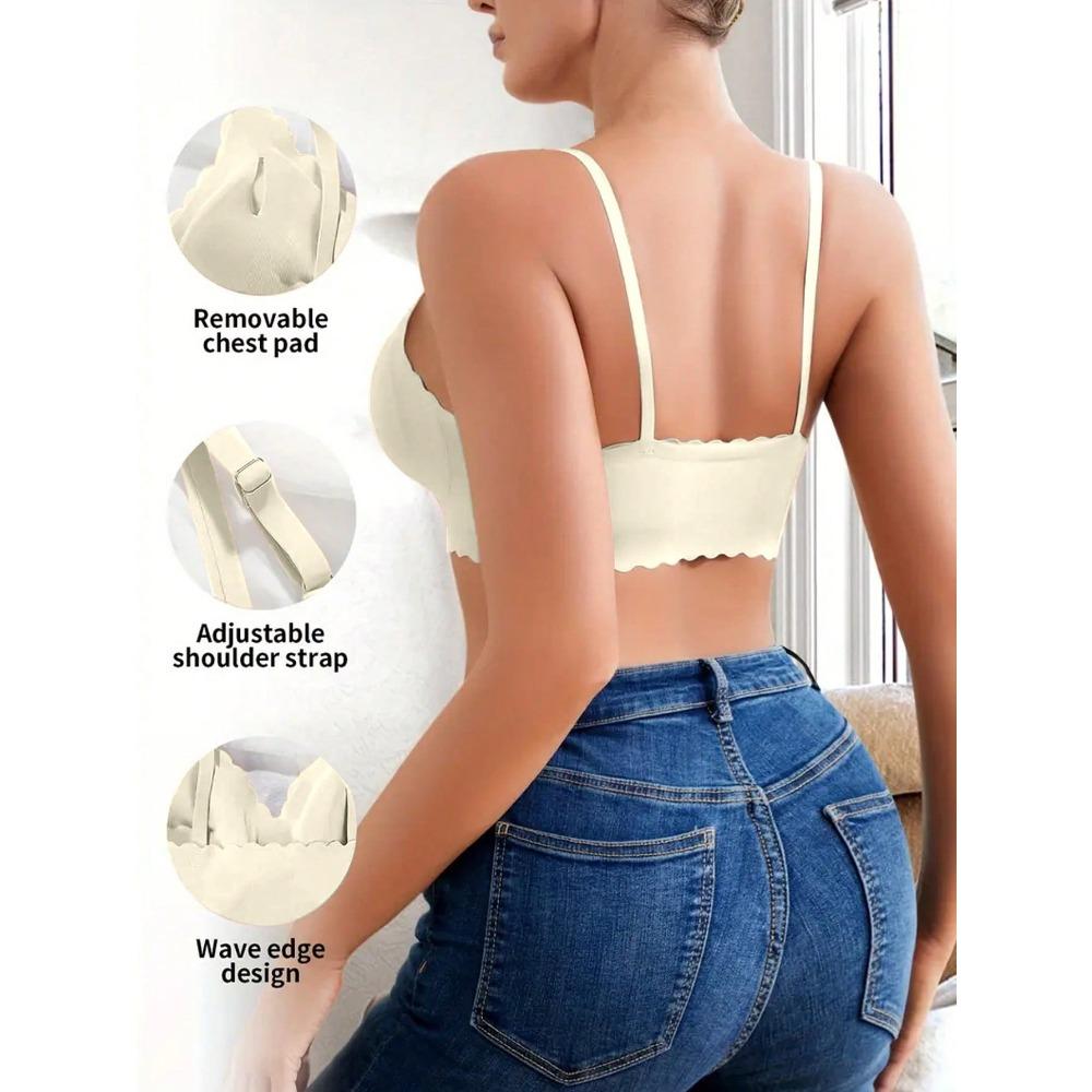 [Soft Wire-Free Bra] Soft Wire-Free T-Shirt Bra | Solid Color Seamless Underwear | Comfortable Close-Fitting for Daily Wear