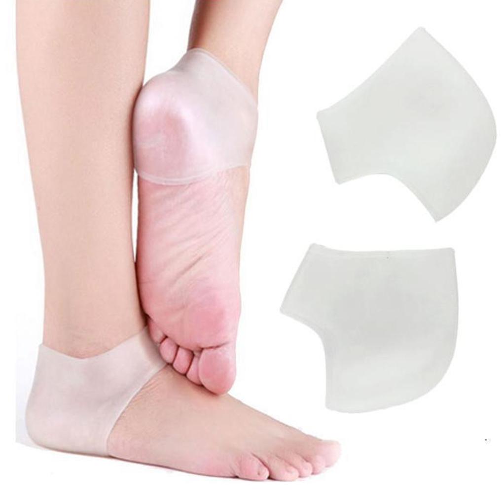 Gel Silicone Heel Grip Back Liner Shoe Insole Pads Foot Care Protector Cushion