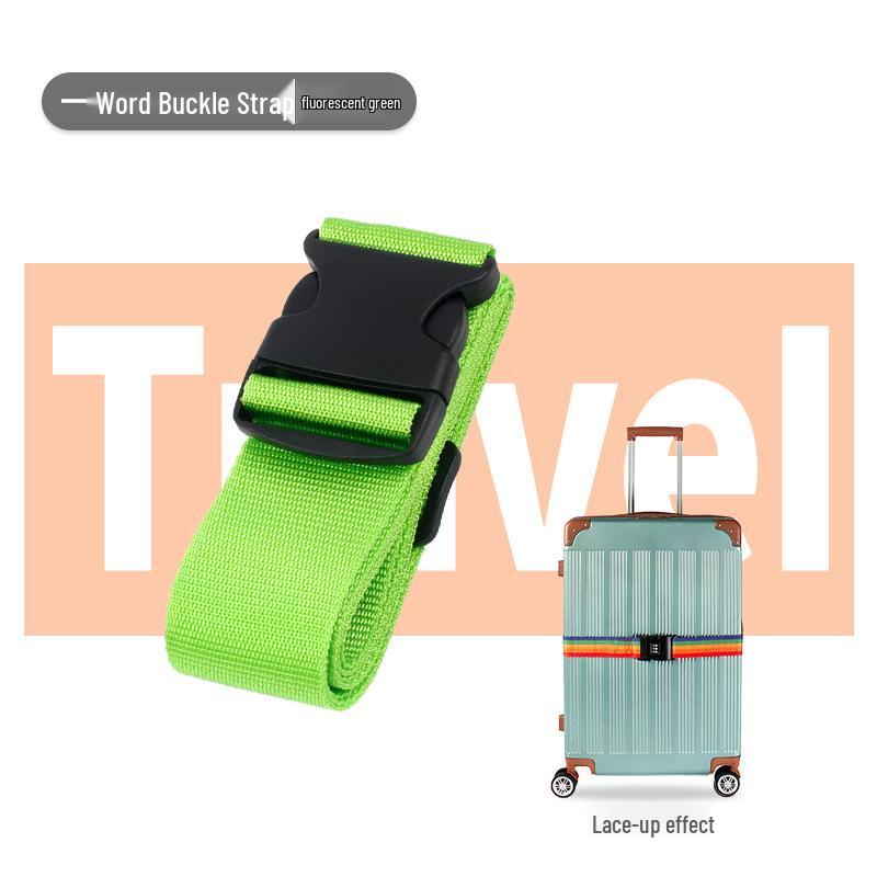 Polypropylene One-Word Luggage Strap for Suitcase Reinforcement with Wheels
