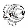 Male Chastity Lock Stainless Steel Penis Cage with Hook Urethral Chastity Belt  Penis Ring Ball Stretcher