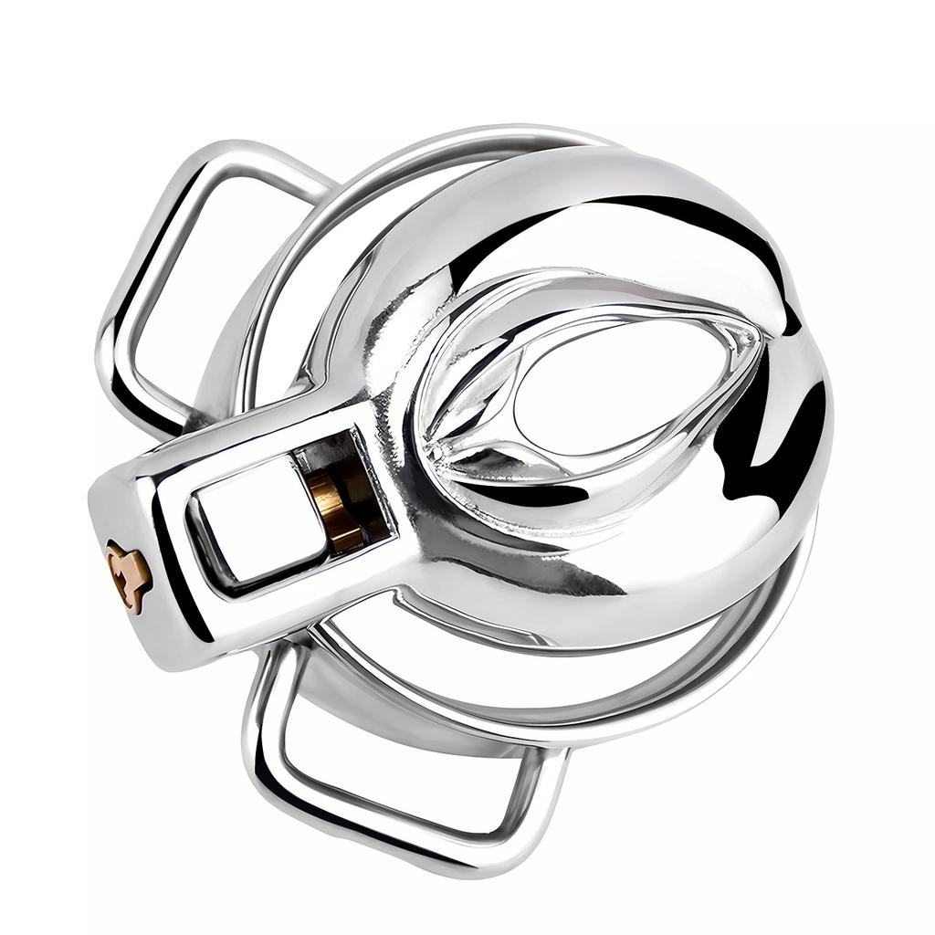 Male Chastity Lock Stainless Steel Penis Cage with Hook Urethral Chastity Belt Penis Ring Ball Stretcher
