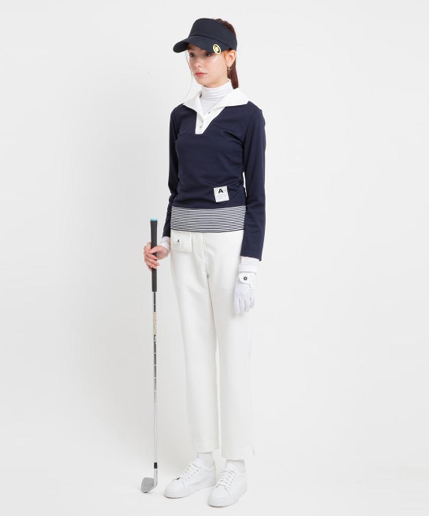 AVEN Pocket Slit Pants White