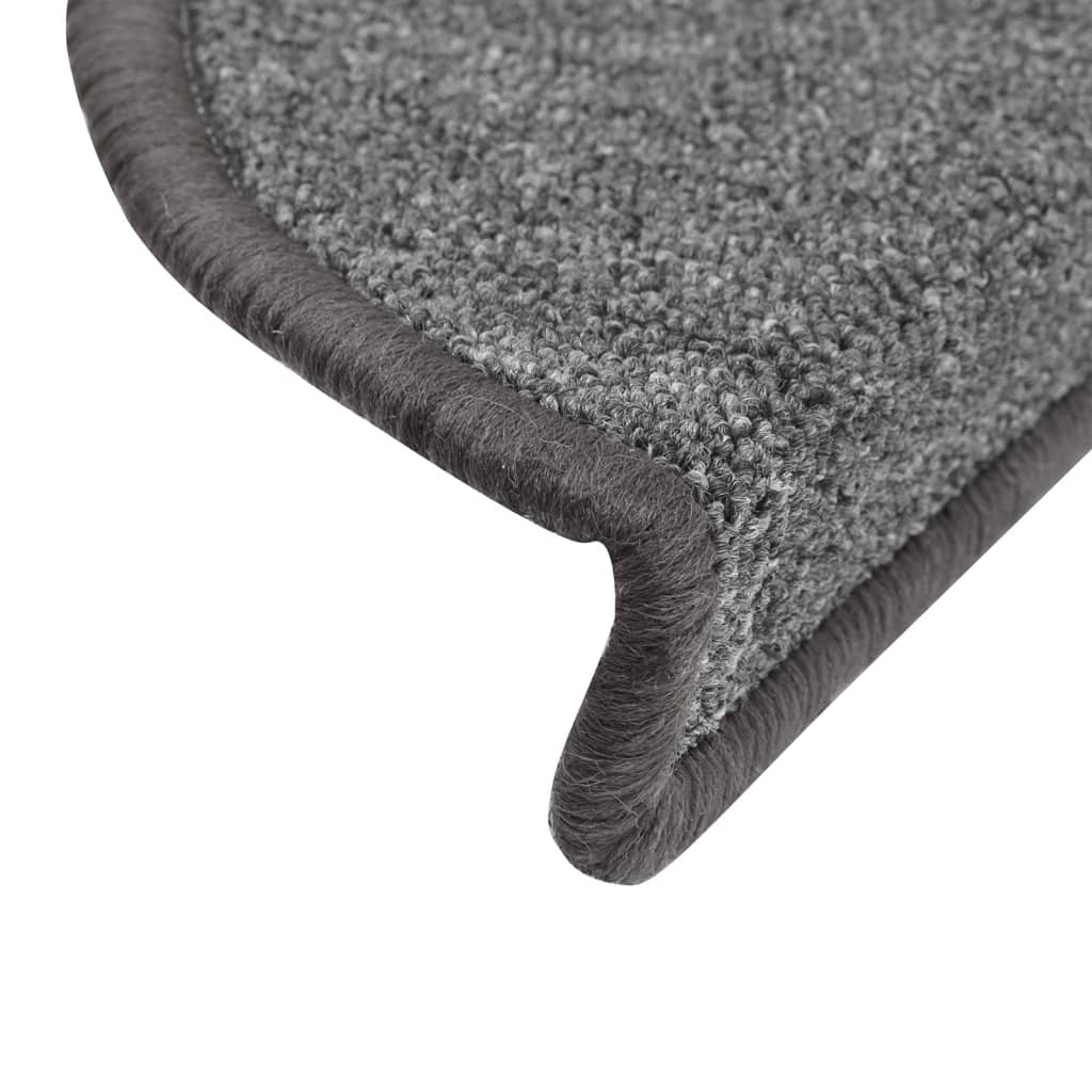 Vidaxl Nakładki Na Schody, 10 Szt., 56X17X3 Cm, Ciemnoszare