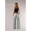 Cotton Y2K Low Rise Straight Leg Jeans Women Casual Spliced Loose Fit Streetwear