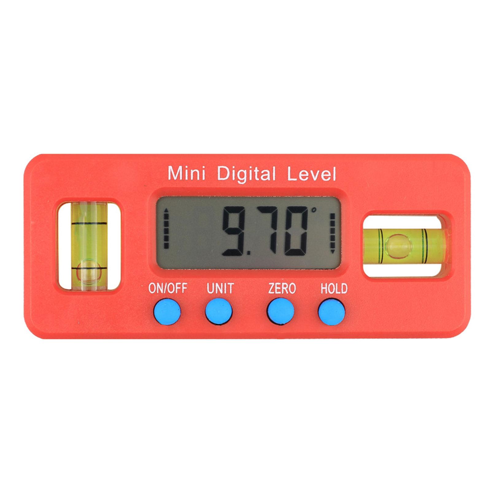 

10 см многофункциональный магнитный цифровой измеритель уровня точный измерительный инструмент для деревообработки инклинометр балансир углы линейка