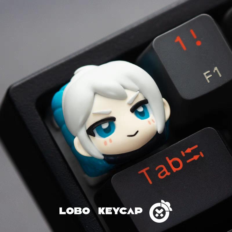 

2025 VLRT Game Peripheral Products Q version Cute resin keycap esc key Esports room decoration Festvial Toy Surprise Gifts Replica