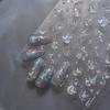 Magical Blow Bubbles Goldfish Bunny Rabbit Cat Kitten Shape Shiny Dreamy Bubbles 5D Nail Art Decorations Sticker Manicure Decal