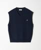 Tradclub Tc Logo Cable Knit Vest Navy