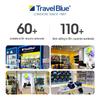 TRAVEL BLUE 212 Cuscino da Viaggio a Forma di U in Memory Foam