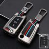 Interior Mouldings Zinc Alloy Car Key Case Full Cover For VW Volkswagen Golf 7 MK7 Tiguan MK2 For SEAT Ateca Leon FR 2 Ibiza For