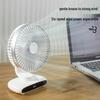 OEING Mini USB Desk Fan with Auto-Oscillation and Digital Display