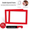A4 Paper Cutting Frame for Children's New Year Window Decorations and Artwork Display