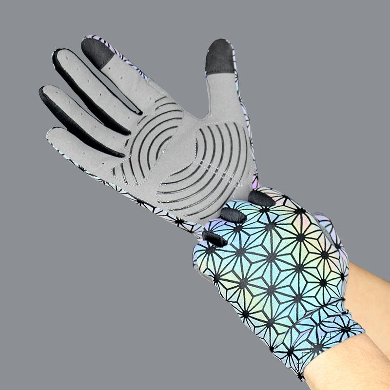 Sports Luminous Cycling Gloves Men and Women Outdoor Sports Luminous Bike Gloves