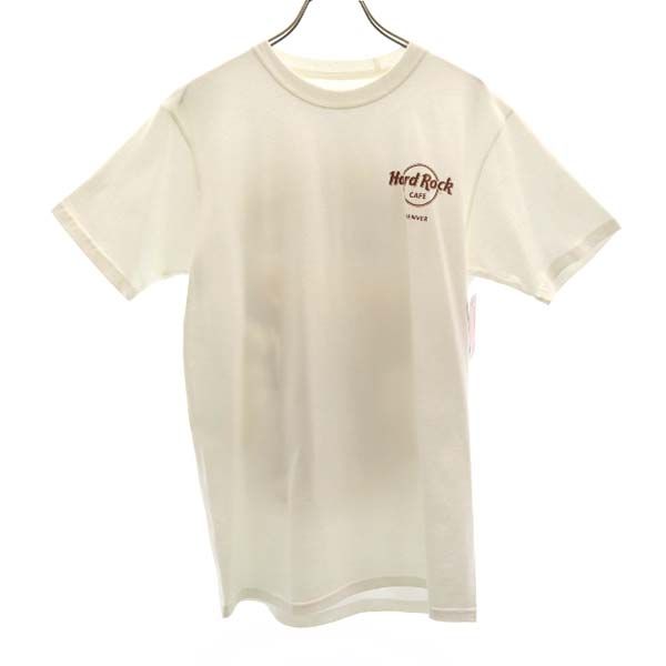 

unused HARD ROCK CAFE DENVER Back print Short sleeve T-shirt S white Men s Used