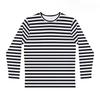 Kids Long Sleeve T-Shirt Boys Creativity Stripe Print Autumn Children Top Round Neck Fashionable Comfortable Versatile Leisure T-shirt