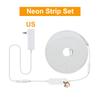 12V Tuya Zigbee 3.0 Neon LED Strip 1M-5M Super Bright Flexible Tape Dimmable APP Voi Control for Alexa Google SmartThing