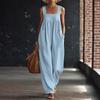 Tute da Donna Senza Maniche con Spalline Sottili Tuta da Donna a Gamba Larga con Tasche