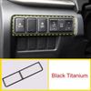 Black Steel Headlight Switch Control Frame For Mitsubishi Eclipse Cross 18-