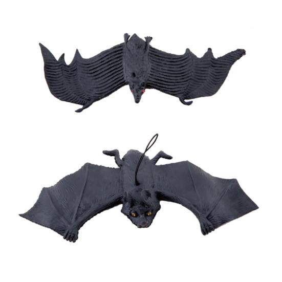 Halloween Simulation Rubber Bat Hanging Ornament Party Decor Prank Toy Prop