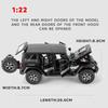 1:22 Jeep Wrangler Rubicon Off-Road High Simulation Diecast Car Metal Alloy Model Car Toys for Children Gift Collection