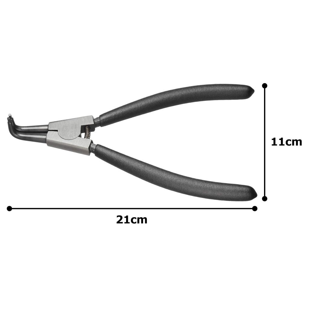Tone Snap Ring Pliers for SRPS-200B (Bent Type, Shafts) 40-100mm