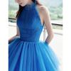 Temperament Light Wedding Dress 2025 Wedding Dress New Blue Indoor Clothing Colored Dress Women
