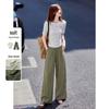 Linen Blend T-Shirt & Wide-Leg Pants Set