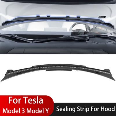 Front Chassis Waterproof Rainproof Cover Water Strip For Tesla Model 3 Y Air Inlet Protective Cover Model 3 Y Accessories