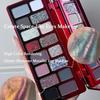 Paleta de Sombras de Ojos de 16 colores estilo gótico, Polvo Compacto Bicolor, Fórmula Altamente Pigmentada, Set de Maquillaje de Color Profundo de Larga Duración
