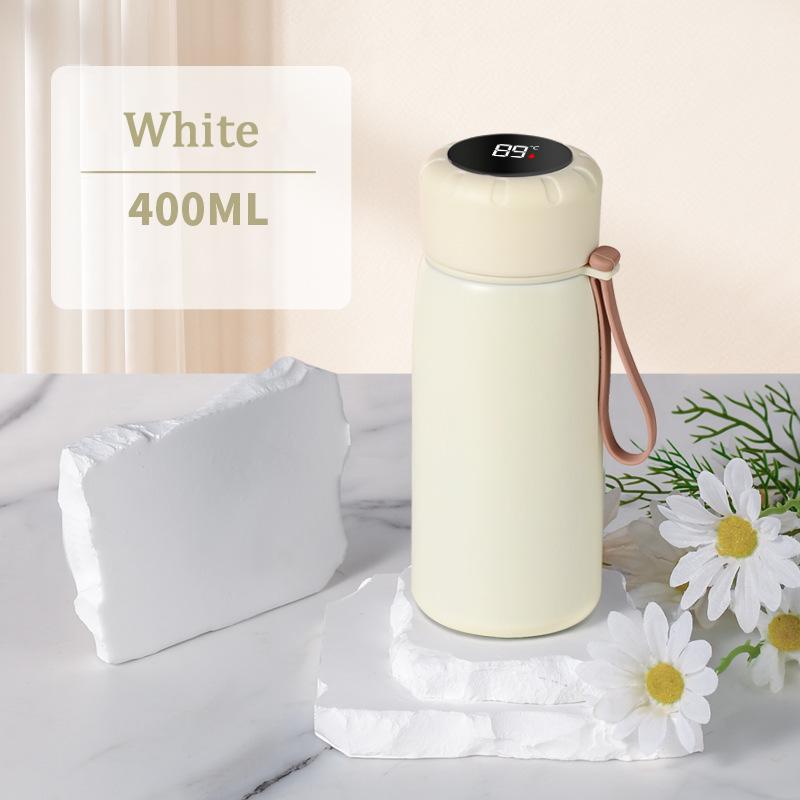 Intelligent Temperature Insulation Mug Stainless Steel Insulation Mug with Tea Separator Portable Kid's Kettle with Handle