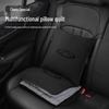 Multifunctional Car Throw Pillow & Blanket with Lumbar Support - Two-in-One Design for Interior Comfort