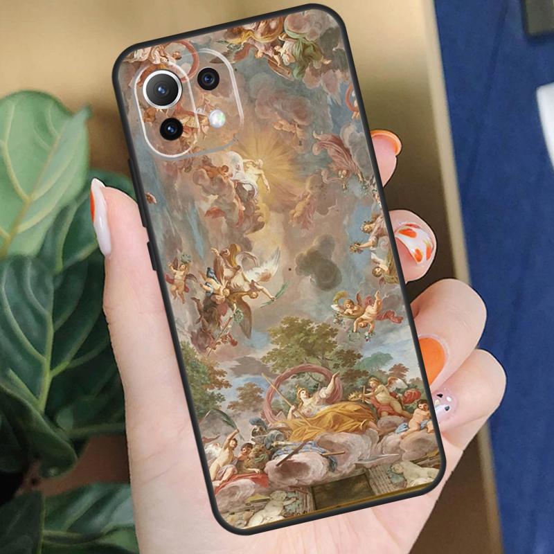 Michelangelo Art Case For Xiaomi 15 14 Ultra 13T 14T 15T Pro 17 Pro Max POCO F8 F7 F5 F6 X5 X6 X7 Pro Coque