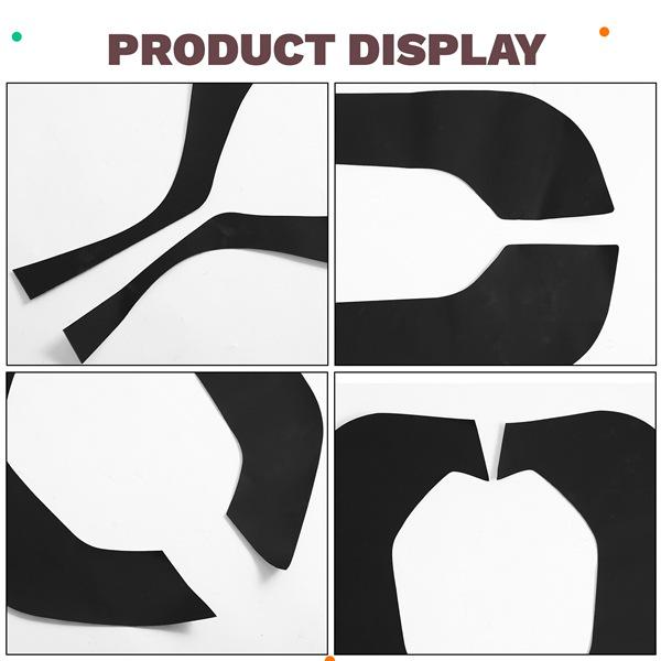 

Black PU Leather Car Door Kick Mats for Tesla Model 3 - 1 Set Standard