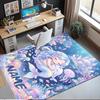 Custom Name Mermaid Printed Carpet,Rug for Office Chair Living Room Bedroom Kitchen Room Decor Gifts.
