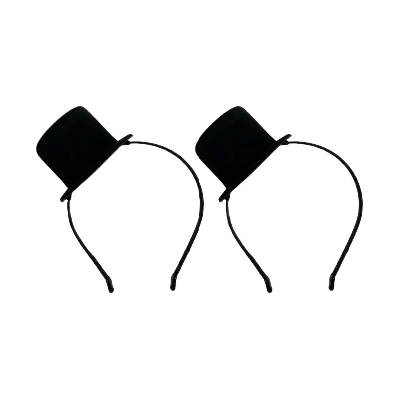 Small Tall Hat Hairband for Holiday Celebration Headwear Easy To Wear Party Hairhoop For Birthday And Festival Parties 1