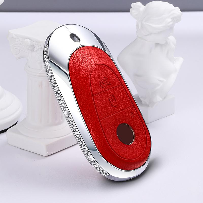 Luxury Diamond Car Remote Key Fob Case Key Cover For Mercedes Benz  C Class S Class W223 S350 S400 S450 S500 C200 C260